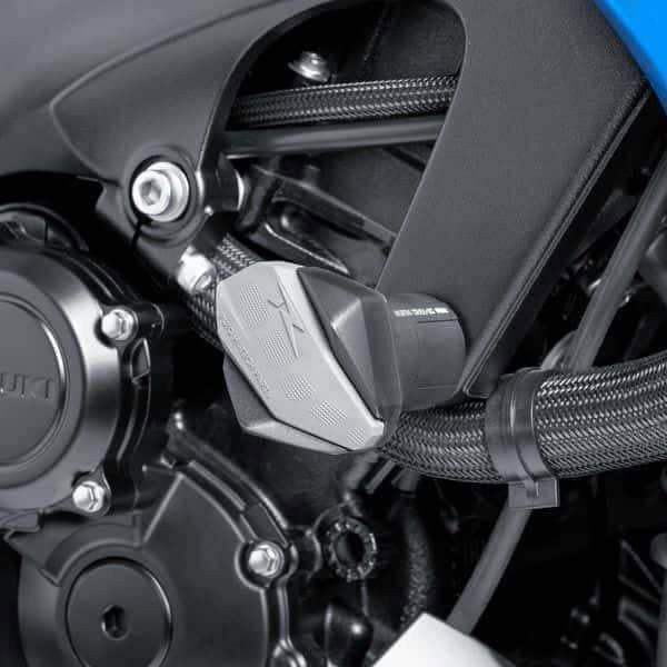 Puig Puig replacement r12 frame sliders (rubber caps only) | grey